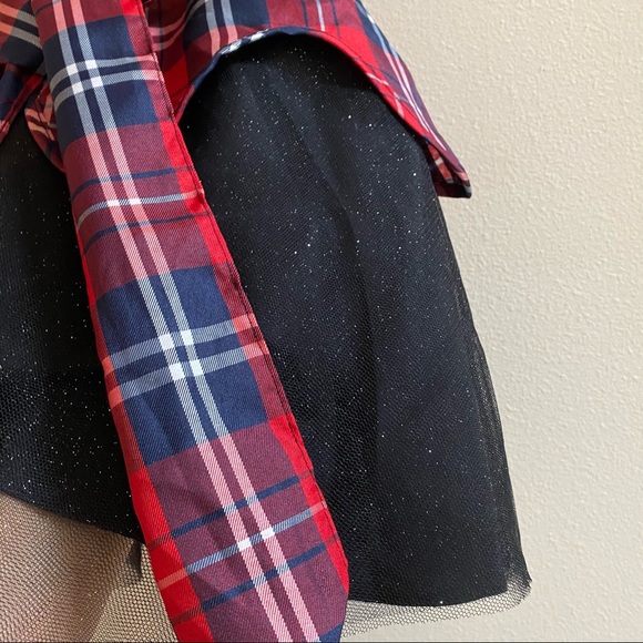 Pre-Loved Pippa and Julie Plaid Tulle Dress sz 3T - Picture 3 of 5